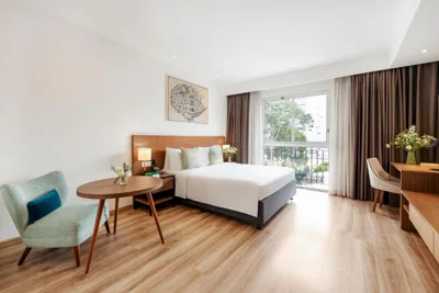 Studio Queen avec vue sur la ville — T-Ritz Saigon Hotel & Apartment